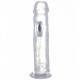 REAL ROCK 010 VIBRADOR 100% REALISTICO TRANSPARENTE 29.5 CM (27.5 CM INS)