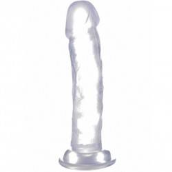 REAL ROCK 014 DILDO REALISTICO 20 CM (18 CM INS) TRANSPARENTE