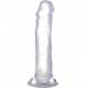 REAL ROCK 016 DILDO REALISTICO 20.8 CM TRANSPARENTE