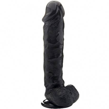 REAL ROCK 053 PENE REALISTICO FISTING 34 CM (31.5 CM INS) NEGRO