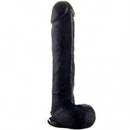 REAL ROCK 054 PENE REALISTICO FISTING 38 CM (35 CM INS) NEGRO