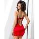 PASSION BRIDA CHEMISE & TANGA ROJO S/M