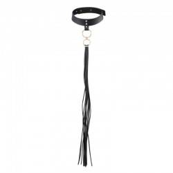 BIJOUX INDISCRETS MAZE COLLAR CON FLECOS NEGRO