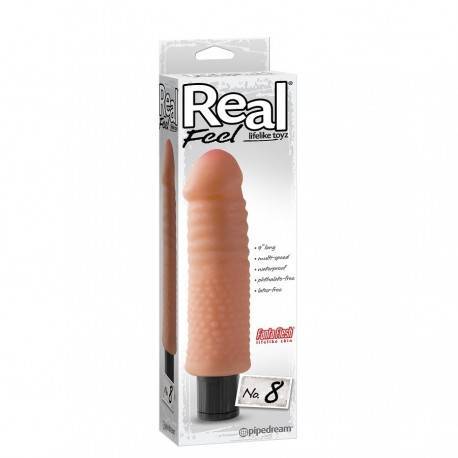 REAL FEEL LIFELIKE TOYZ VIBRADOR NUM 8 NATURAL