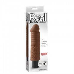 REAL FEEL LIFELIKE TOYZ VIBRADOR NUM 8 MARRON