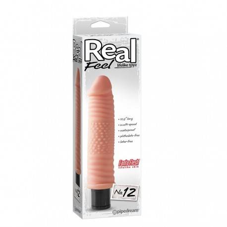 REAL FEEL LIFELIKE TOYZ VIBRADOR NUM 12 NATURAL