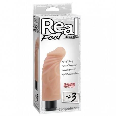 REAL FEEL LIFELIKE TOYZ VIBRADOR NUM 3 NATURAL