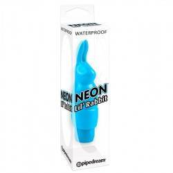 NEON VIBRADOR LIL CONEJITO AZUL