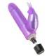 JELLY GEMS 13 VIBRADOR DE GELATINA CONEJITO LILA