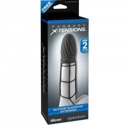 EXTENSION GLADIADOR PARA EL PENE DE SILICONA