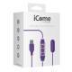 ICOME MINI BALA VIBRADORA CON CAPSULA DE CONTROL MORADO