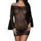 QUEEN LINGERIE VESTIDO NEGRO TALLA UNICA