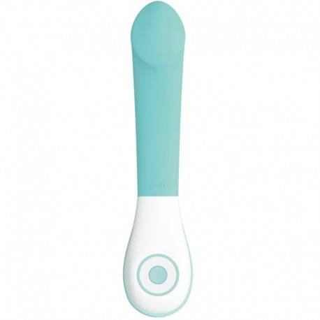 OVO E3 VIBRADOR RECARGABLE AZUL CLARO/ BLANCO + TANGA BACI GRATIS