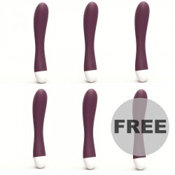 COVERME LISA VIBRADOR SILICONA RECARGABLE LILA 5 + 1 GRATIS