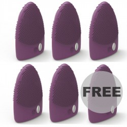 COVERME NORA VIBRADOR SILICONA RECARGABLE LILA 5 + 1 GRATIS