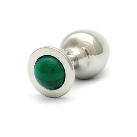 ROSEBUDS  CRISTAL PLUG ACERO 43 X 25MM VERDE