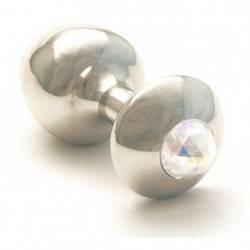 ROSEBUDS CRISTAL SWAROVSKI PLUG ANAL ACERO 43 X 25MM AURORE BOREALE