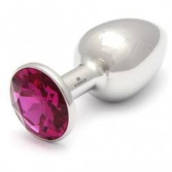 ROSEBUDS SWAROVSKI ANAL ACERO 61 X 30 MM CRISTAL FUCHSIA