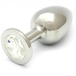 ROSEBUDS SWAROVSKI ANAL ACERO 84 X 40 MM CRISTAL TRANSPARENTE