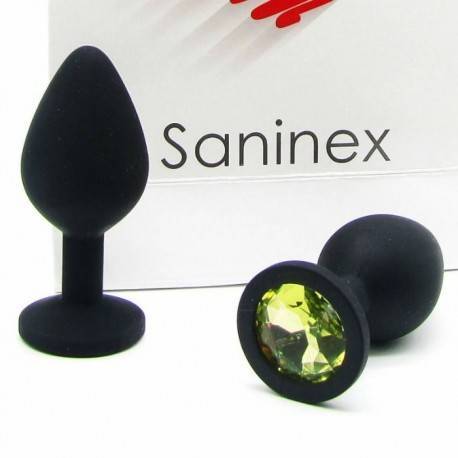 SANINEX PLUG NEGRO INTENSE ORGASMIC ANAL SEX UNISEX