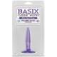 BASIX MINI PLUG ANAL DE GELATINA LILA 9CM