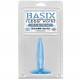 BASIX MINI PLUG ANAL DE GELATINA AZUL 9CM