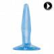 BASIX MINI PLUG ANAL DE GELATINA AZUL 9CM