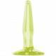 BASIX MINI PLUG ANAL DE GELATINA LUMINESCENTE 9CM