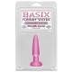 BASIX MINI PLUG ANAL DE GELATINA 9 CM ROSA