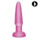 BASIX MINI PLUG ANAL DE GELATINA 9 CM ROSA