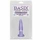 BASIX MINI PLUG ANAL DE GELATINA 9 CM LILA