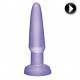 BASIX MINI PLUG ANAL DE GELATINA 9 CM LILA