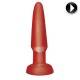 BASIX MINI PLUG ANAL DE GELATINA 9 CM RED