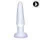 BASIX MINI PLUG ANAL DE GELATINA 9 CM TRANSPARENTE