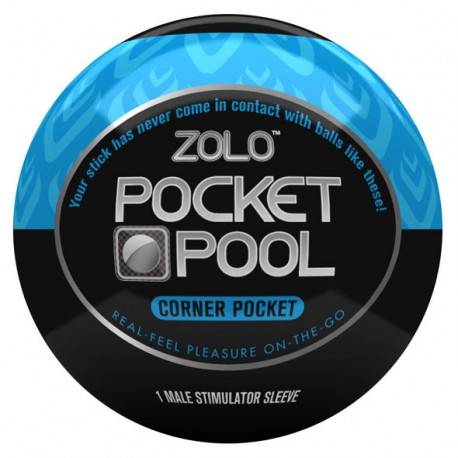 ZOLO POCKET BOLA MASTURBADOR POOL CORNER