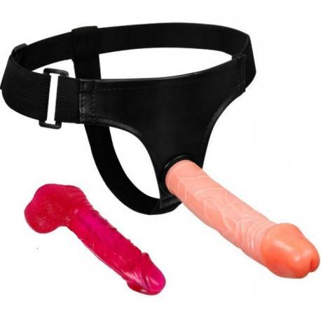 BAILE HARNESS DOBLE DILDO 14.2CM / 20CM