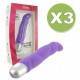 FEELZTOYS GINO VIBRADOR PUNTO G LILA PACK 3