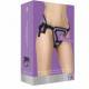 OUCH DELUXE ARNES CON DILDO SILICONA SUAVE LILA  20.5CM