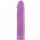 OUCH DELUXE ARNES CON DILDO SILICONA SUAVE LILA 20.5 CM