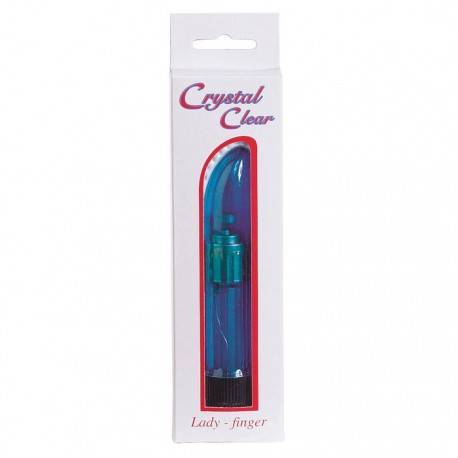 SEVENCREATIONS CRYSTAL CLEAR VIBRATOR LADY BLUE