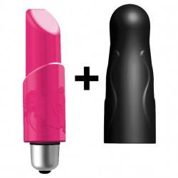 JOYSTICK MICRO LADYLILE ESTIMULADOR CON FUNDAS ROSA/NEGRO