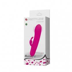 PRETTY LOVE FLIRTATION - VIBRADOR CON RABBIT CAESAR