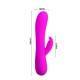 PRETTY LOVE FLIRTATION - VIBRADOR CON ESTIMULADOR CLITORIS BARRETE