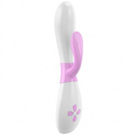 OVO K2 VIBRADOR CONEJITO ESTIMULADOR ROSA/BLANCO