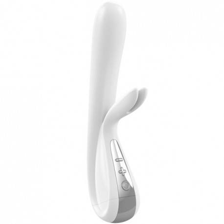 OVO K5 VIBRADOR CONEJITO ESTIMULADOR BLANCO / METAL