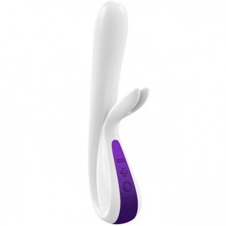 OVO K5 VIBRADOR CONEJITO ESTIMULADOR BLANCO / LILA