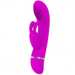 PRETTY LOVE FLIRTATION - VIBRADOR CON RABBIT Y FUNCION ESPECIAL OSCILANTE CHRIST