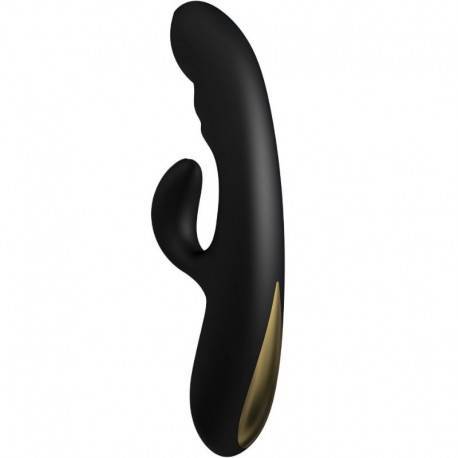 RHYTHM BY KAMASUTRA VIBRADOR CON ESTIMULADOR LAVANI  NEGRO