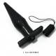 BAILE BUTT PLUG ANAL CON VIBRACION - NEGRO