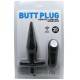 BAILE BUTT PLUG ANAL CON VIBRACION - NEGRO